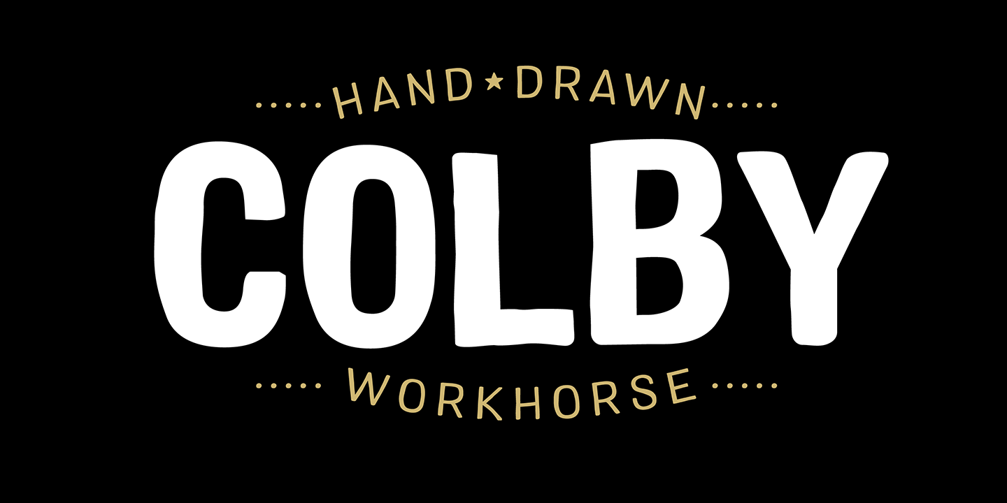 Schriftart Colby Compressed